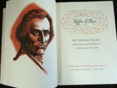 THOMAS PAINE: RIGHTS OF MAN, intro Howard Fast, ill Lynd Ward, New York, Heritage Press, 1961,