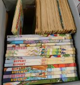 Box: RUPERT annuals, mainly modern + earlier annuals in very mixed condition