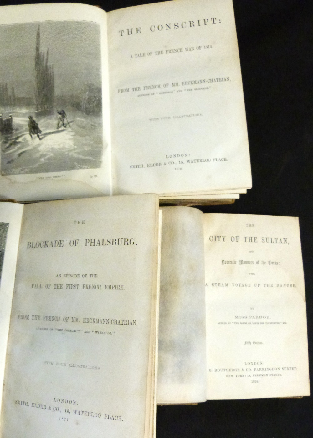 EMILE ERCKMANN-CHATRAIN: 4 titles: THE BLOCKADE OF PHALSBURG - THE INVASION OF FRANCE IN 1814, - Image 2 of 5