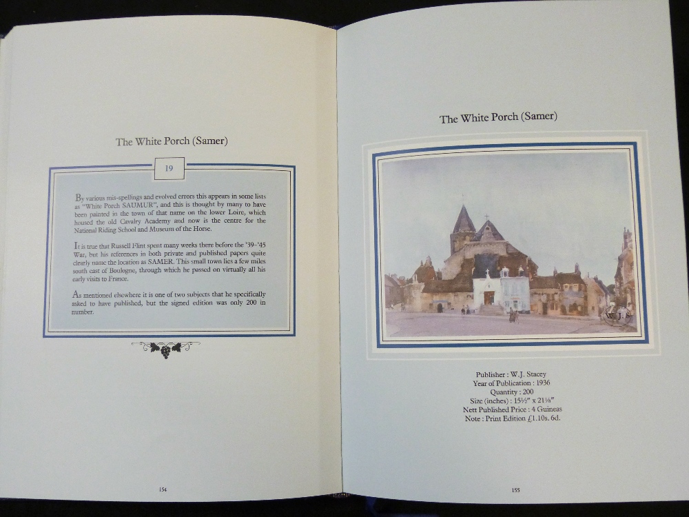 KEITH S GARDNER & NIGEL D CLARK: SIR WILLIAM RUSSELL FLINT 1880-1969, A COMPARATIVE REVIEW OF THE - Image 3 of 9