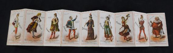 FALKA "THE GREAT OPERATIC SENSATION OF THE WORLD", Victorian publicity booklet circa 1885, folding