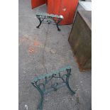 CAST IRON BENCH ENDS