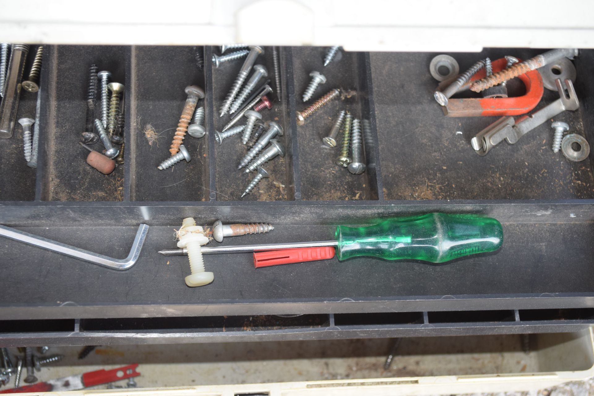 Small tool box including contents - Image 2 of 2