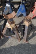 Pair draper axle stands