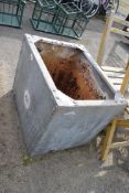 GALVANISED WATER TANK, HEIGHT 50CM