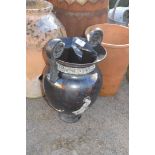 DECORATIVE PLANT POT, HEIGHT APPROX 39CM