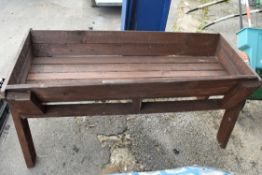 RAISED GARDEN PLANTER, APPROX 60CM X 130CM X 64CM