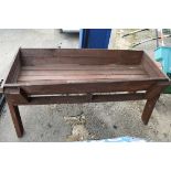 RAISED GARDEN PLANTER, APPROX 60CM X 130CM X 64CM