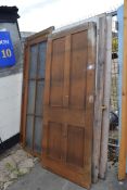 QTY OF TIMBER DOORS