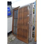 QTY OF TIMBER DOORS