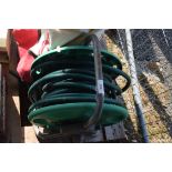 GARDEN HOSE AND REEL