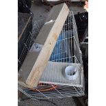 QTY OF PET CAGES AND A CHILDS SANDPIT