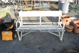 GARDEN BENCH, WIDTH APPROX 138CM