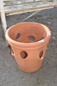 TERRACOTTA STRAWBERRY PLANTER, HEIGHT 35CM