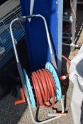 GARDEN HOSE AND REEL