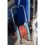 GARDEN HOSE AND REEL