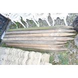 QTY OF TIMBER STAKES, APPROX LENGTH 180CM