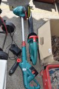 BOSCH CORDLESS STRIMMER AND A CORDLESS BOSCH HEDGE CUTTER