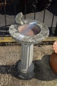 Composite bird bath