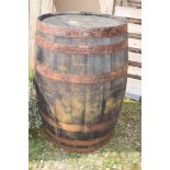 WHISKY BARREL, HEIGHT 90CM