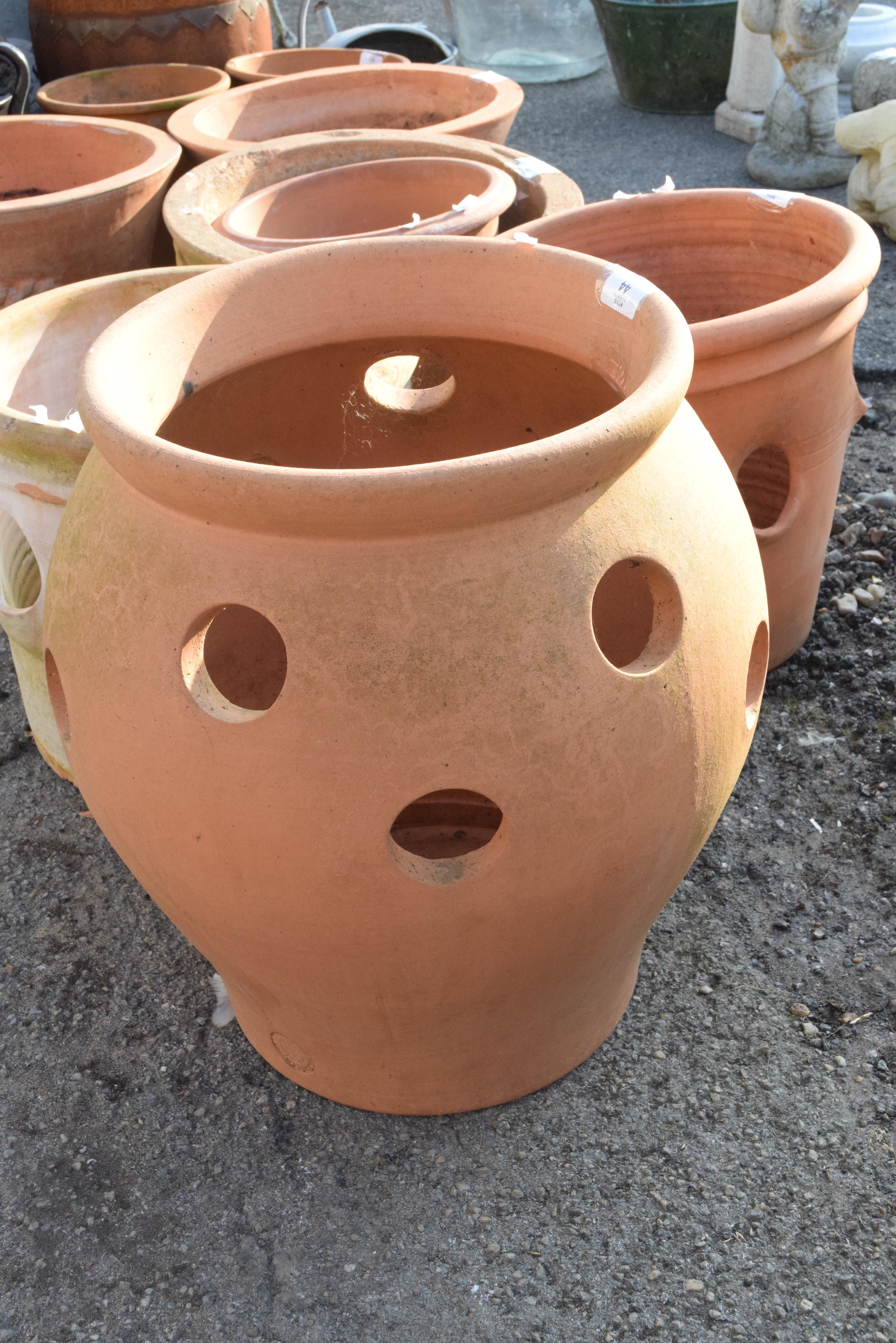 TERRACOTTA PLANTER, HEIGHT 47CM