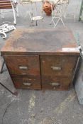 VINTAGE METAL WORKSHOP CABINET