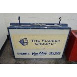 VINTAGE DISPLAY SIGN "THE FLORIDA GROUP LTD", WIDTH 107CM