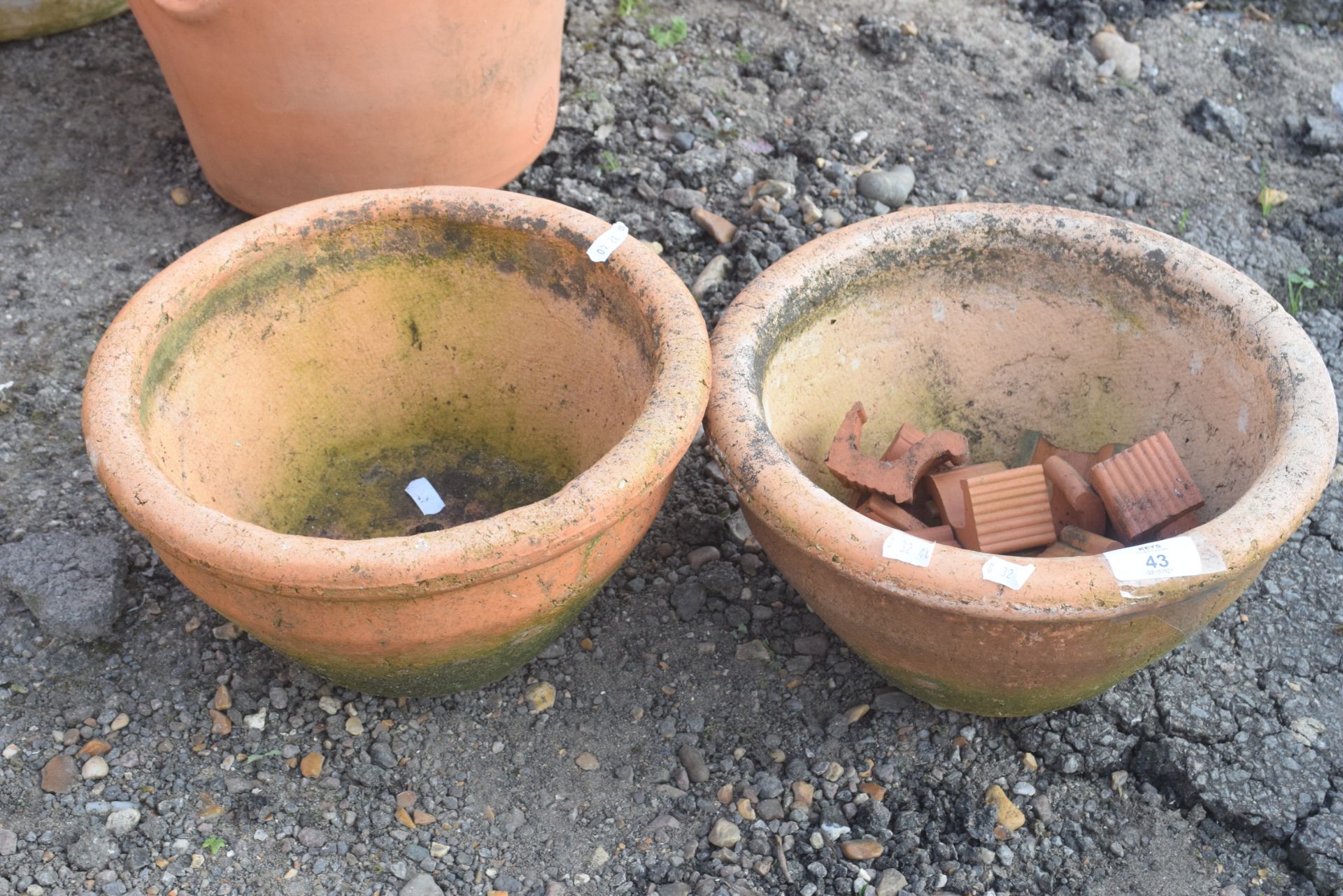 PAIR OF TERRACOTTA PLANT POTS