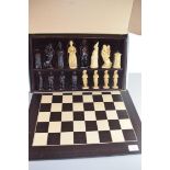 STUDIO ANNE CARLTON CHESS SET AND BOARD