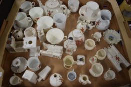 COLLECTION OF CRESTED CHINA WARES TO INCLUDE W H GOSS AND OTHERS