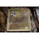 19TH CENTURY BRITISH SCHOOL WATERCOLOUR STUDY OF A WOODLAND STREAM, FRAMED AND GLAZED, 31CM WIDE