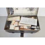 VINTAGE SHIPS FIRST AID BOX AND CONTENTS