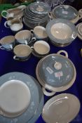 QTY OF ROYAL DOULTON REFLECTION TEA AND TABLE WARES