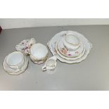QTY OF ROYAL CROWN DERBY POSIES AND SIMILAR TEA AND TABLE WARES