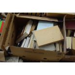 BOX OF BOOKS - SCIENTIFIC AND MATHEMATICAL BOOKS, RUSSIAN TO ENGLISH DICTIONARY, THE MATHEMATICAL