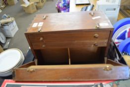 VINTAGE WOODEN CASE WITH INTERNAL DRAWERS