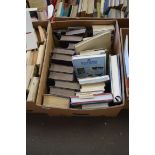 BOX OF BOOKS TO INCLUDE THE MODERN WORLD ENCYCLOPAEDIA AND THE RSPB BIRD FEEDER HANDBOOK