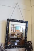 WALL MIRROR WITH INLAID FRAME