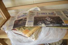 QTY OF OLD BIKE MART NEWSPAPERS