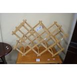 FOLDING WINE RACK