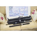 RILEY SNOOKER CUE, BLACK SNOOKER CUE AND EXTENDERS