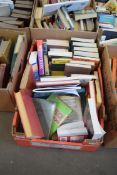 BOX OF MIXED BOOKS TO INCLUDE AMUSEMENTS IN MATHEMATICS AND VARIOUS COLLINS POCKET EDITION