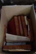 BOX OF MIXED BOOKS, HUTCHINSONS GUIDE BOOKS ETC