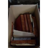 BOX OF MIXED BOOKS, HUTCHINSONS GUIDE BOOKS ETC