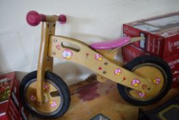 SMALL CHILDS WOODEN BIKE