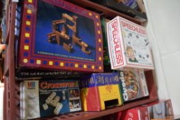 BOX OF MIXED BOARD GAMES, MARBLE MAZE ETC