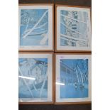 JOHN BRUNSDEN, FOUR FRAMED PRINTS, VIEWS OF THE SEYCHELLES