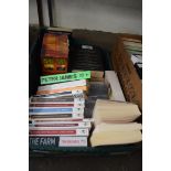 BOX OF NOVELS ETC