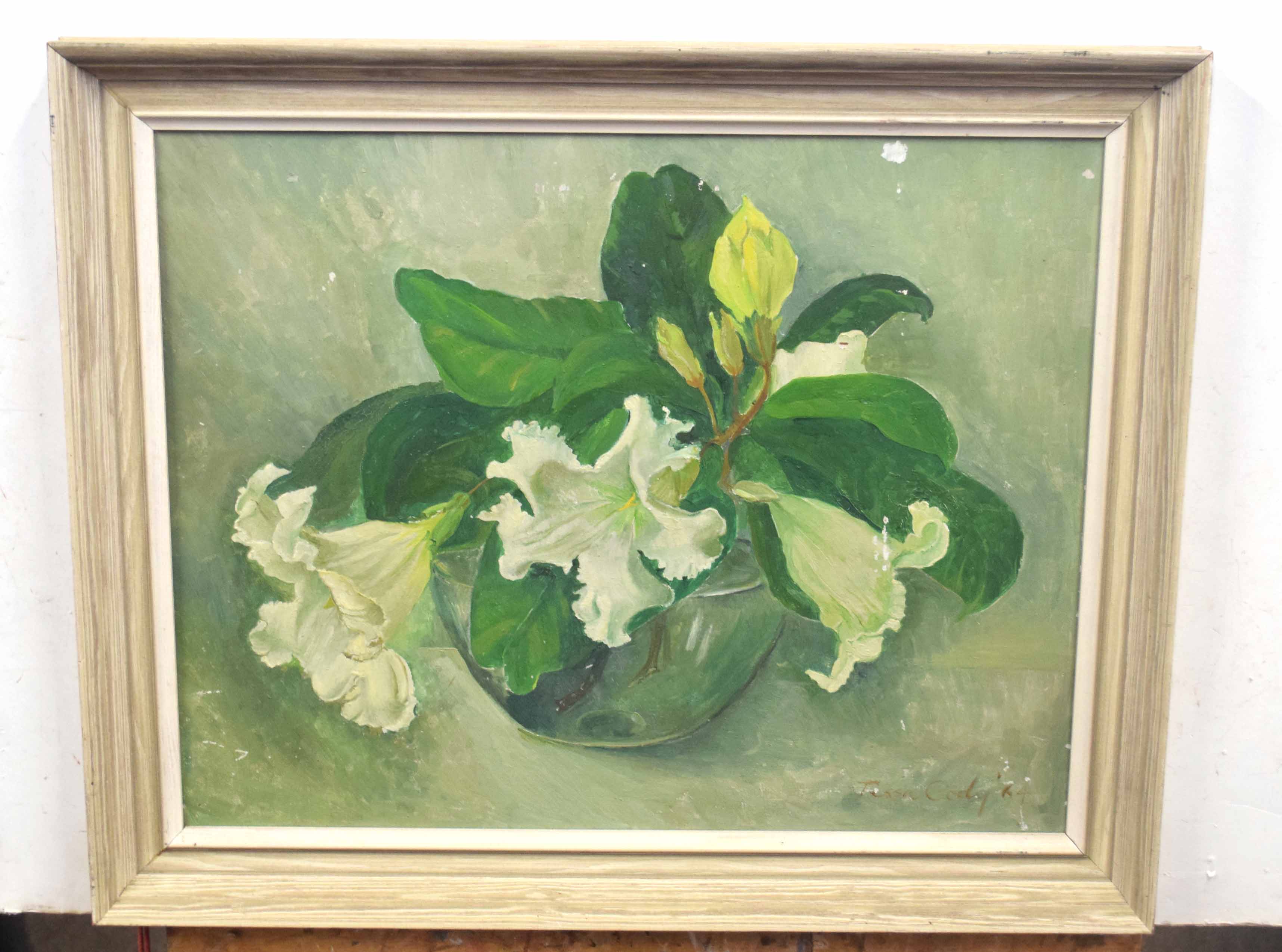 TESSA CODY (British, 20th century), A floral Still Life, oil on board, signed, 16 x 20ins