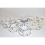 Quantity of tea wares made by Paragon with floral design comprising cups, saucers, milk jug, sugar